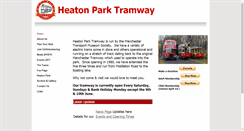 Desktop Screenshot of heatonparktramway.org.uk