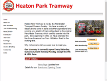 Tablet Screenshot of heatonparktramway.org.uk